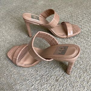 Dolce Vita Tan Open Toe Heels
